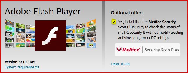 Flash Player Optional Offer.JPG